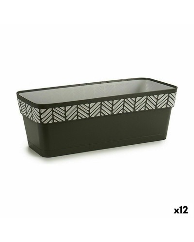 Orfeo Self-Watering Pot Stefanplast, Anthracite, 18 x 17 x 49.5 cm (12 Units)
