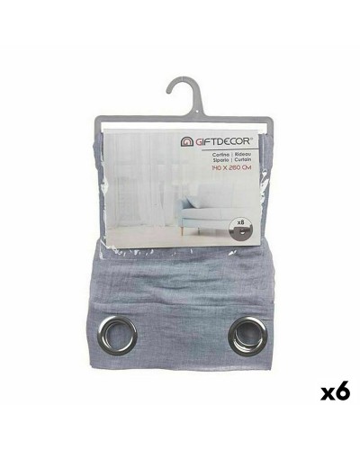 Tenda Santalucia Azzurra 140x260cm, Confezione da 6