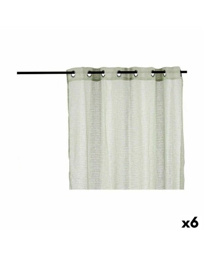 Cortina Visillo Verde 140x260cm (6 Unidades)
