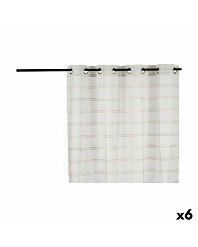 Verho Raidat Beige 140 x 0,1 x 260 cm (6 osaa)