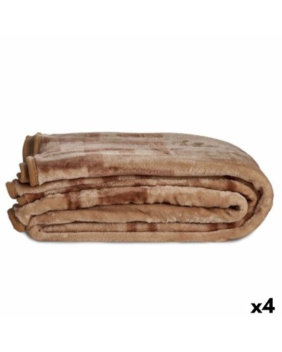 Deken Beige 220 x 240 x 0,5 cm (4 Stuks)