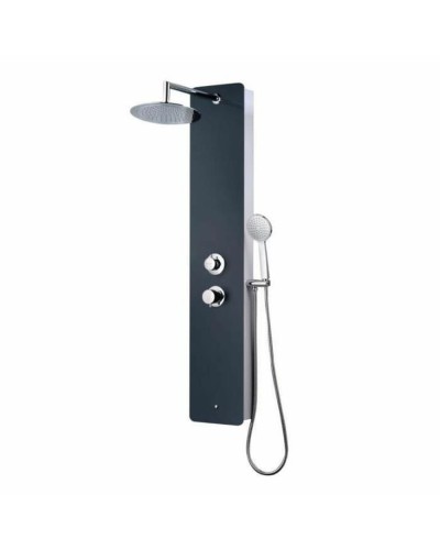 Colonne de Douche Hydromassante Rousseau en Acier Inoxydable et ABS
