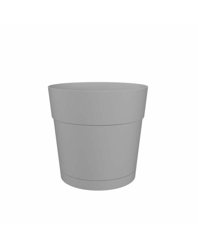 Artevasi Grey Pot Ø 35 cm in Round Plastic for Indoor and Outdoor Plants
