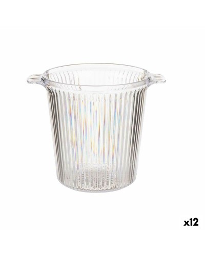 Eiseimer Streifen Kunststoff 16,5 x 17 x 21 cm (12 Stück)
