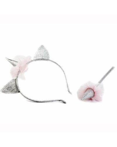 Accesorios Princesa Inca: Set 2 piezas Rosa Unicornio - Diadema & Varita Mágica
