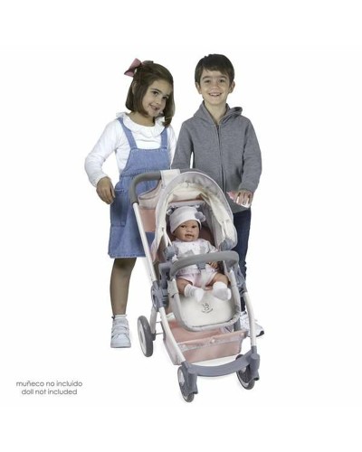 Decuevas Funny : Poussette Poupée Pliable 3en1 - 41x62x70cm
