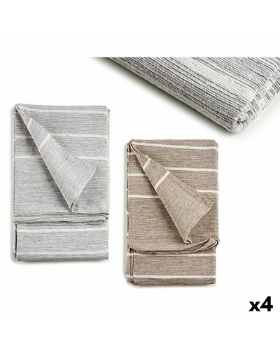 Mehrzweck-Streifenschal - 225 x 0,4 x 250 cm (4er-Pack)
