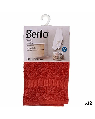 Toallas de baño Color Óxido, 30x50cm, Paquete de 12.
