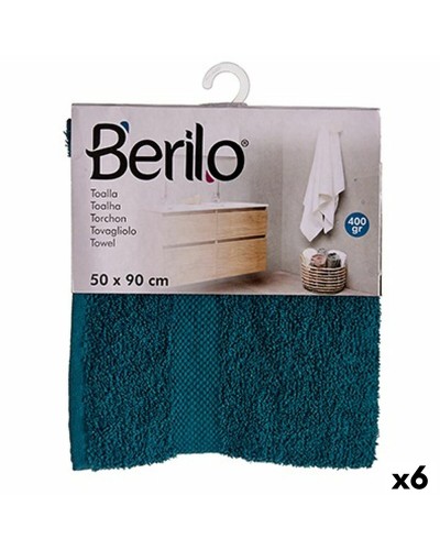 Badhanddoek Blauw 50 x 90 cm (6 Stuks)