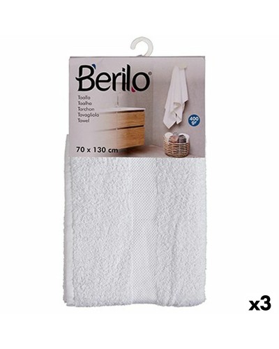 Toalla de Baño Grande 70x130 cm - Set Económico de 3 - Algodón Absorbente y Suave
