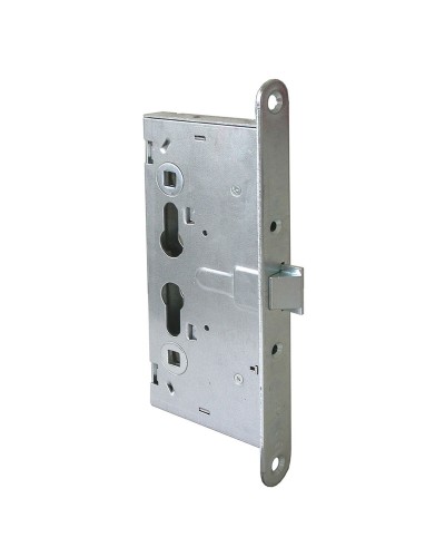 Serrure à mortaiser coupe-feu Cisa 43000.65.0 avec pêne dormant en acier.
