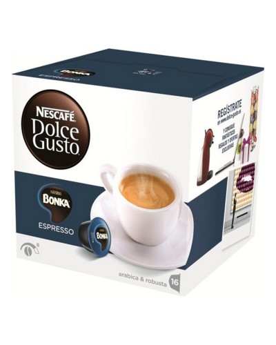 Cápsulas de Café Espresso Bonka para Dolce Gusto, Pack 16
