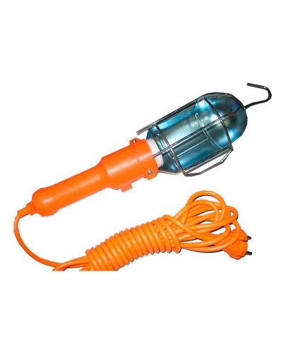 Lámpara Portátil EDM 60W E27 con Gancho - Luz de Trabajo
