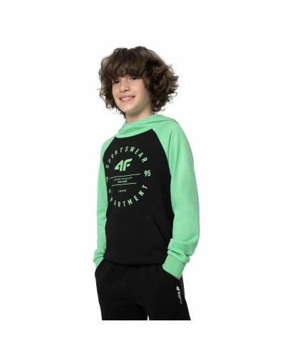 4F Jungen Fleecejacke M221 Schwarz - Sportlich und Warm für jeden Tag
