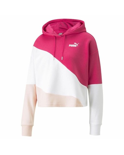 Puma Power Cat Sweat-shirt Femme Rose à Capuche - Sport & Casual

