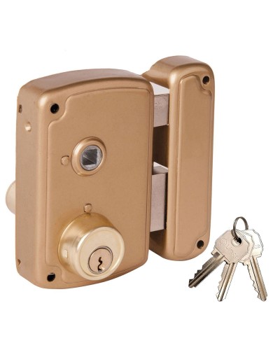 UCEM Iron Surface Mounted Lock, 4056bhb065d, Right

