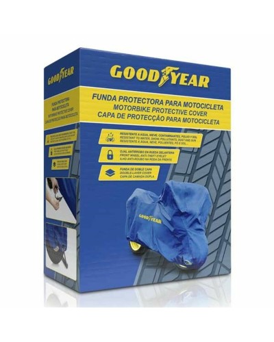 Motorcycle Cover Goodyear GOD7020 Blå