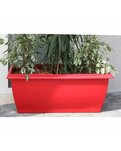 Bloempot Riviera Rood Plastic Rechthoekig 80 x 40 cm 80 x 40 x 32 cm