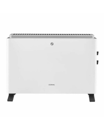 Calefactor de Convección Blanco Oceanic 2kW, Perfecto para Habitaciones
