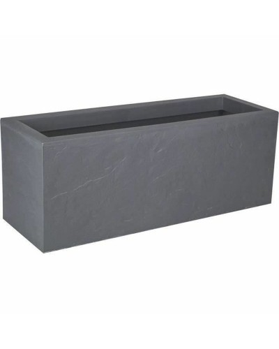 Maceta EDA Gris Polipropileno 79,5x29,5x29,5 cm para Jardineras e Interiores

