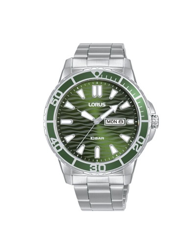 Lorus Orologio Uomo RH359AX9 Cronografo Datario Acciaio Blu
