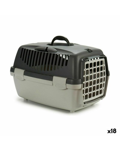 Stefanplast Anthracite Pet Carrier 33x30x47cm for Pets
