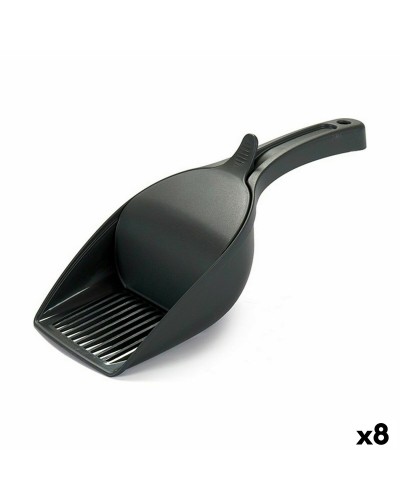 Pala recogedora Stefanplast Antracita 12 x 7 x 27,5 cm
