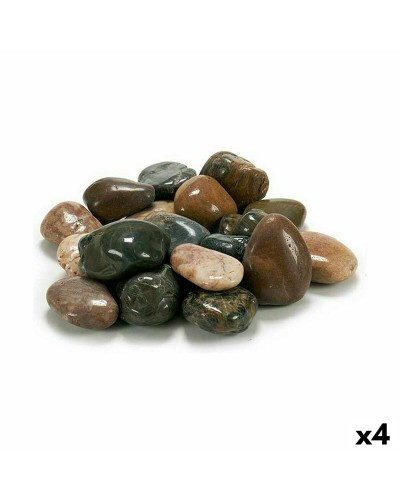 Koristeelliset kivet Harmaa Ruskea 3 Kg (4 osaa)