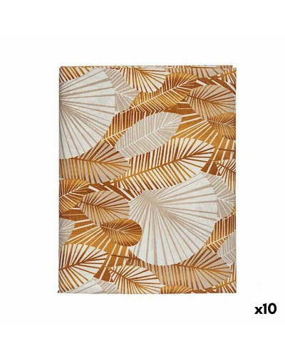Fleckenabweisende Tischdecke aus Leinen 140 x 180 cm - Golden (10 Stück)
