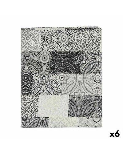 Nappes Anti-taches en Toile Grise (140 x 180 cm), Lot de 6
