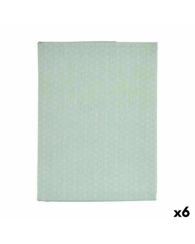 Tovaglia Verde Chiaro Stella Antimacchia 140x180 cm (6 Pezzi)