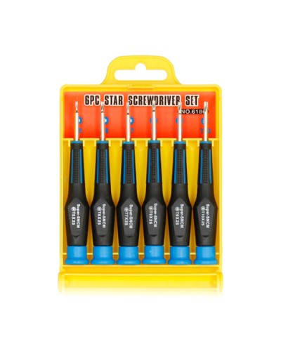 Ensemble de Tournevis Ferrestock 6 Pièces : Parfait pour Professionnels et Bricoleurs
