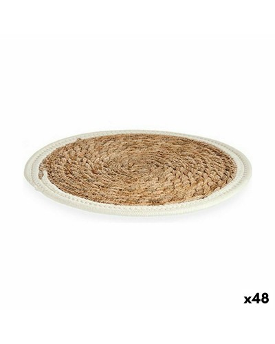 Bordsunderlägg Naturell Vit 30 x 1 x 30 cm (48 antal)