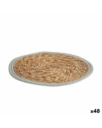 Dessous de plat Naturel Gris 35x35cm, Protection contre la Chaleur et les Rayures pour Tables
