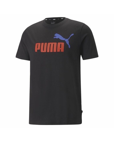 Puma Essentials Camiseta Hombre Negra: Manga Corta, Logo Deportivo +2 Colores
