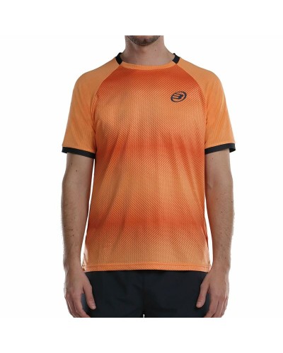 Bullpadel Actua: Maglia Tennis Uomo Manica Corta Arancio Traspirante
