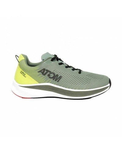 Atom AT134 : Chaussures de Running Homme Vertes - Amorti Optimal, Adultes
