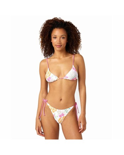 Rip Curl Bikini Sun Dance Blanc - Maillot de Bain Femme Taille Haute
