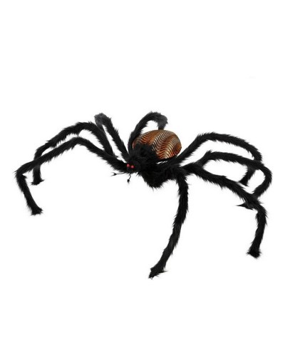 Decorazione Halloween: Ragno Nero XXL - Set 3 pz. - Decorazioni Spaventose
