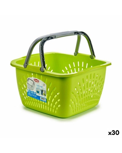 Multifunktionell korg Stefanplast Brun Plast 18 L 39 x 21,5 x 39 cm Med handtag (30 antal)