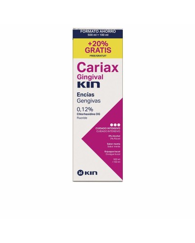Kin Cariax Gingival Colluttorio 500ml - Antisettico, Gengive Sensibili
