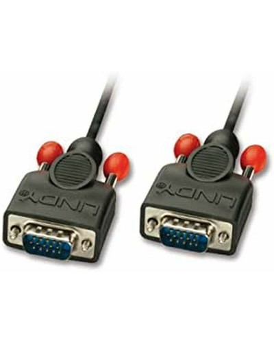 LINDY 31441 VGA-Kabel, 2 Meter, Schwarz - Einfache und Zuverlässige Konnektivität
