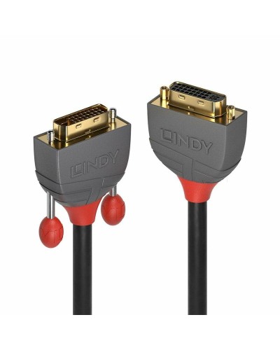 DVI-kabel LINDY 36232 2 m Zwart