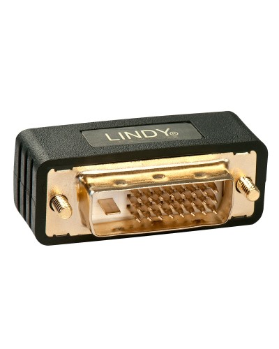 Adaptateur DVI LINDY Noir | Convertit les signaux DVI en HDMI | Supporte des résolutions jusqu'à 1920x1200
