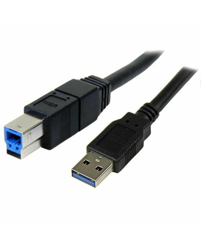 Kabel USB A naar USB B Startech USB3SAB3MBK 3 m Zwart