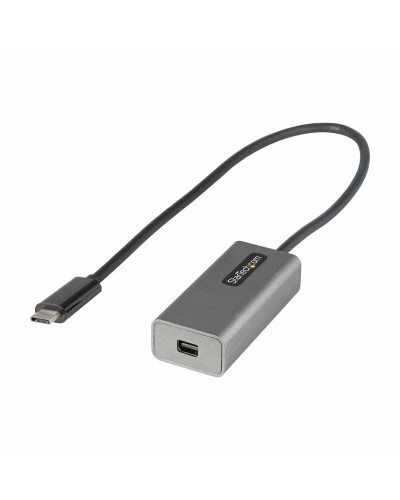 Startech USB-C auf DisplayPort 4K Adapter - Schwarz/Grau - 0.3m - HD Video
