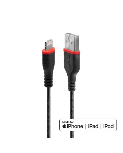 USB-kabel LINDY 31291 Zwart 1 m