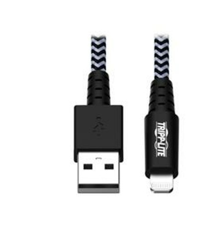 Câble USB Lightning Eaton Noir - Charge Rapide iPhone/iPad
