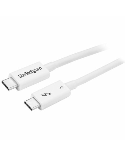 Startech Thunderbolt 3 Kabel (40 Gbit/s) 0,5 m Weiß - Datenübertragung & Aufladen
