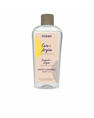 Vartaloöljy Flor de Mayo   Kosteuttaja Kookos Argan 200 ml